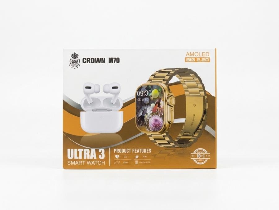 Crown M70 Ultra 3 Smart Watch